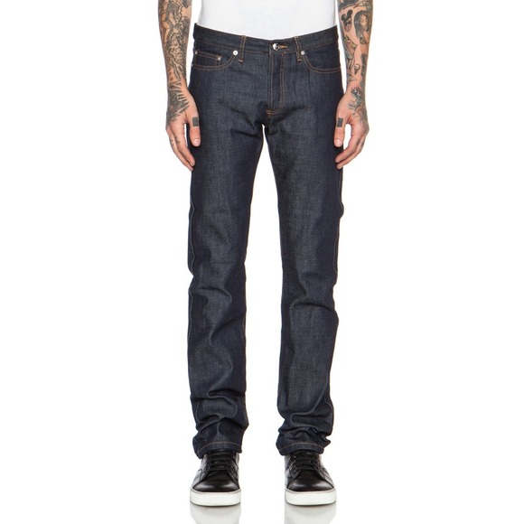 NWT A.P.C. Men's New Cure H Jean Tres Etroit Sz 24 Indigo - Picture 1 of 12